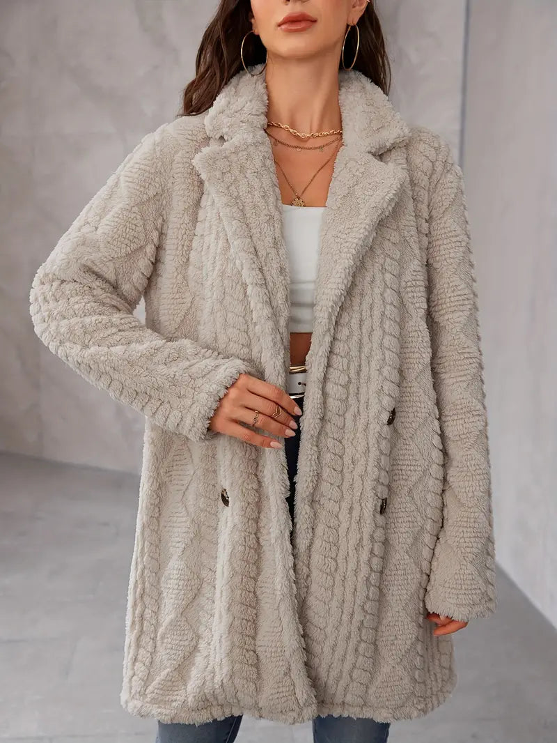 Seraphina I Manteau d'hiver texturé